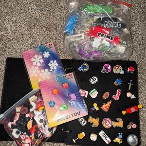 BIG LOT CROCS Jibbitz Charm Set with Colorful Designs PRIME KEYCHAINS book